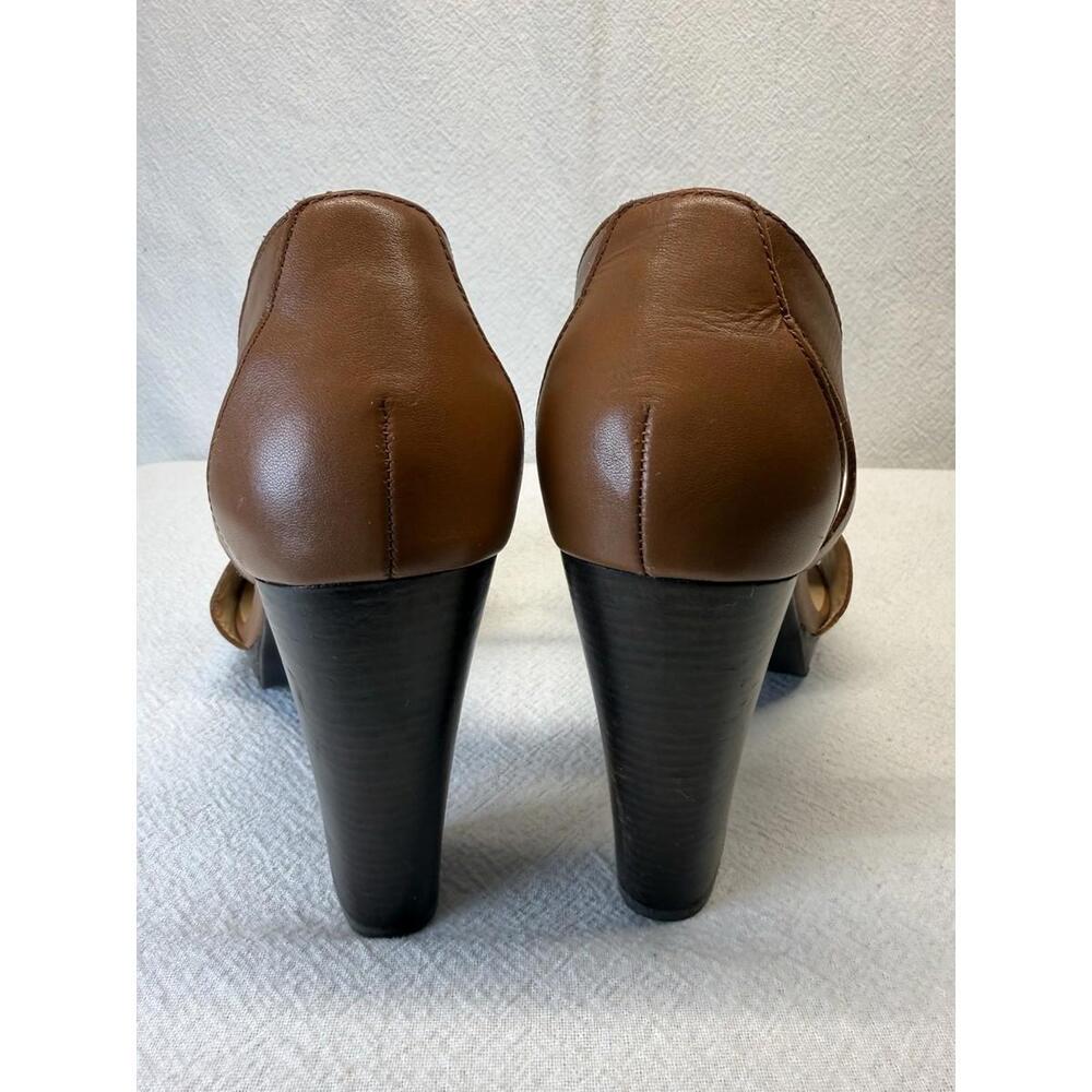 Cottagecore Casual Mona Spana Sandals Edgy Details Front Zip Platform High Heel - Picture 6 of 9